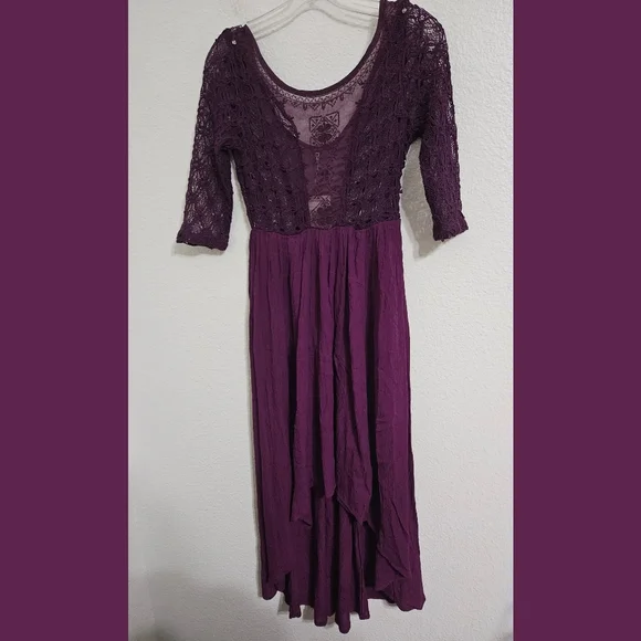 princess polly baby blue dress plum boho dress main image 1